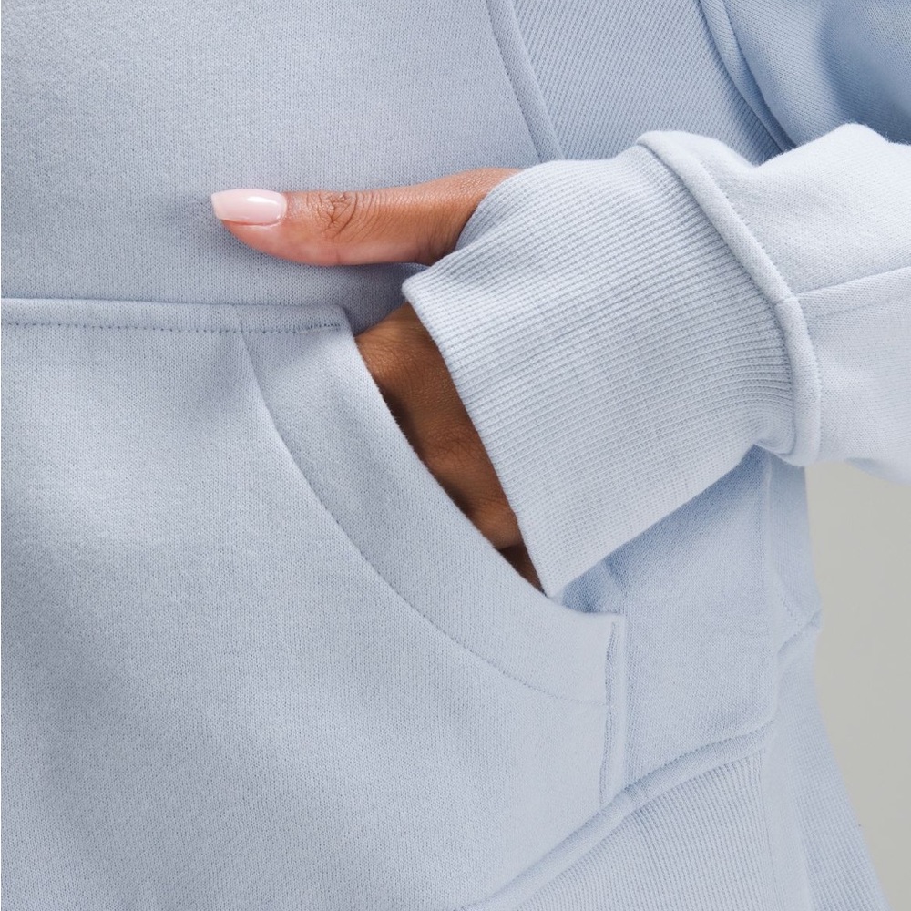 NWT Lululemon Scuba Oversized Full Zip Blue Linen Size M/L - Picture 10 of 12